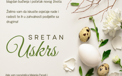 Sretan Uskrs želimo svim našim korisnicima, suradnicima i posjetiteljima!