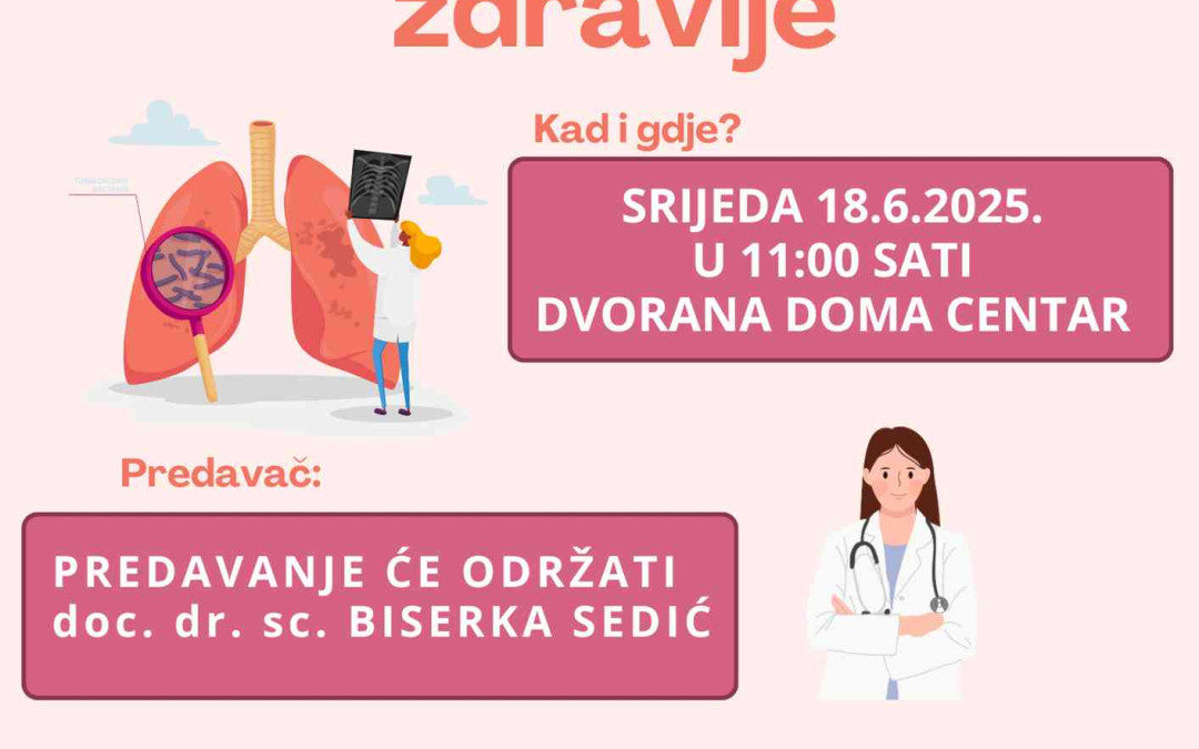 Edukativno predavanje „Pluća – naš ključ za zdravlje“